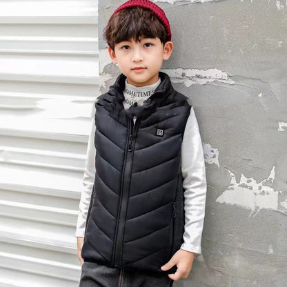 Children'S Warm Heated Vest Intelligent Constant Temperature Heating