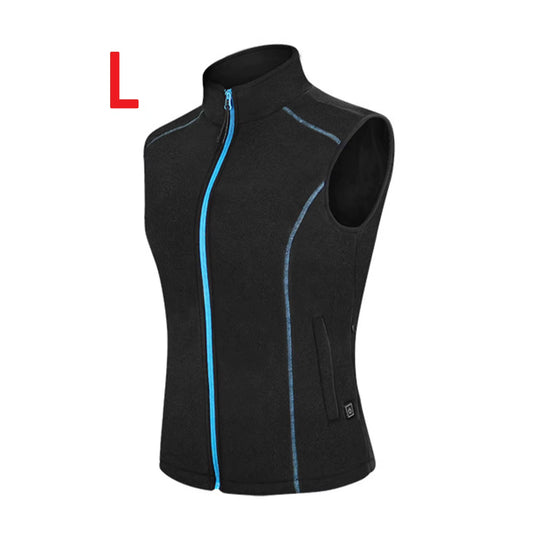 Women Heated Vest Winter Electric Thermal Waistcoat Female Smart Heating Warm Jackets Vest Outdoor Sport Heated Vest Gilet Women