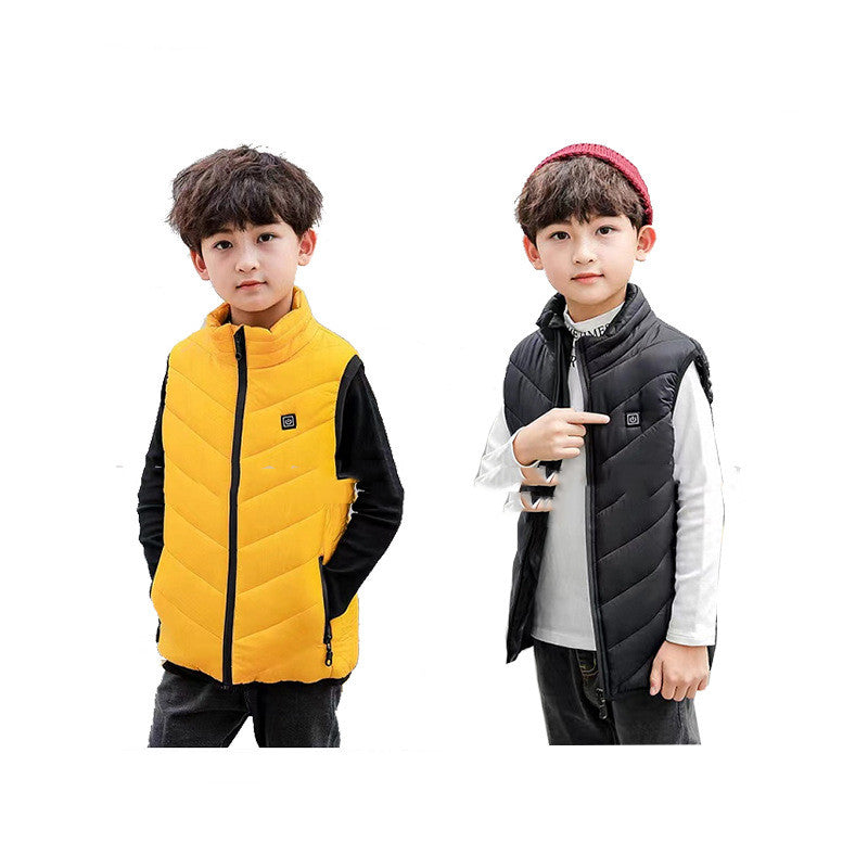 Children'S Warm Heated Vest Intelligent Constant Temperature Heating